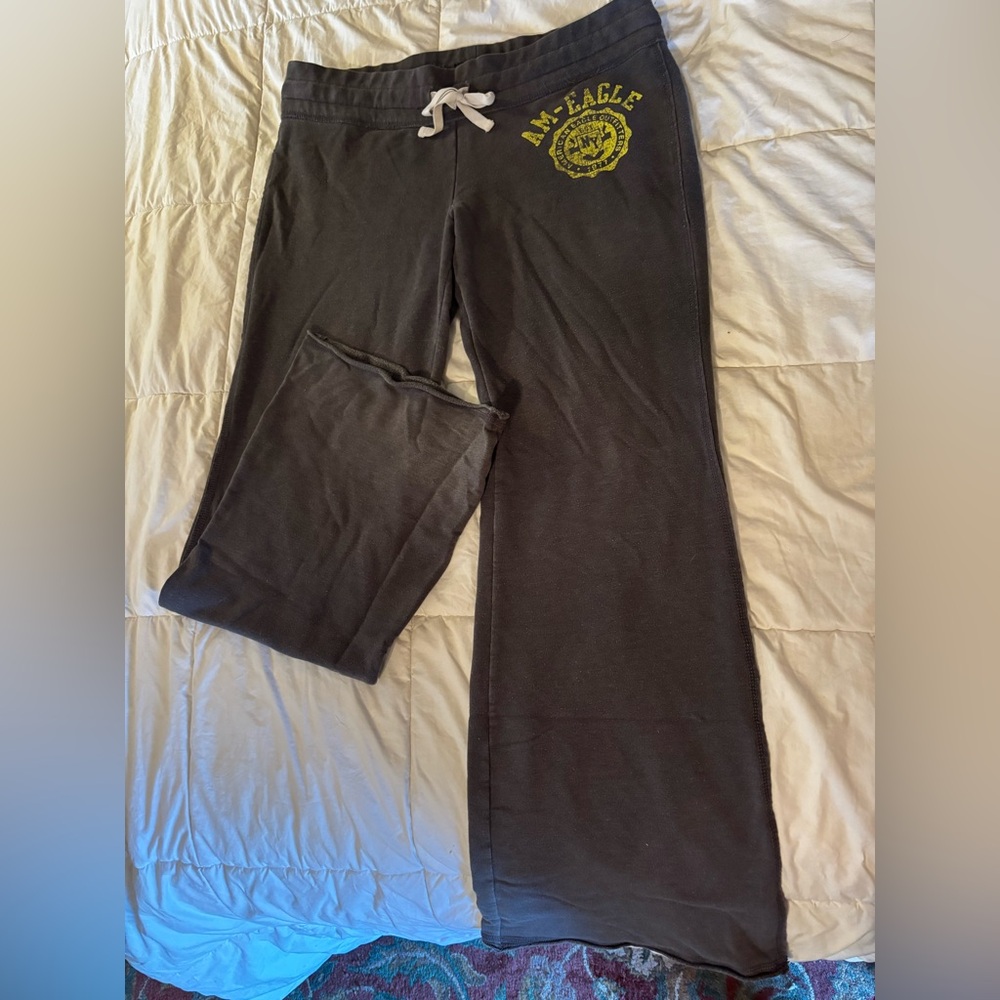 Y2K American Eagle Outfitters Dark Gray Sweatpants